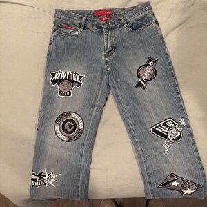 Vintage NBA Embroidered Jeans